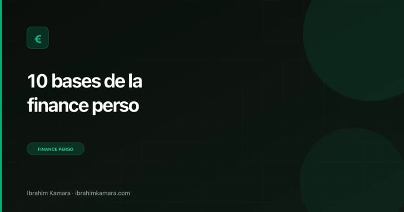 10 bases finance personnelle
