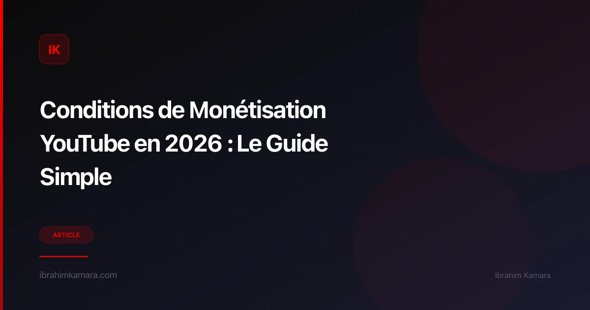 AdSense YouTube Afrique revenus