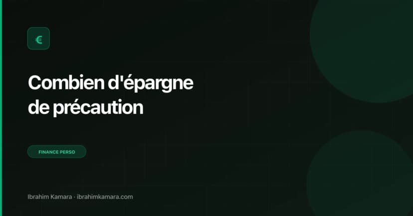 Combien épargne précaution avoir