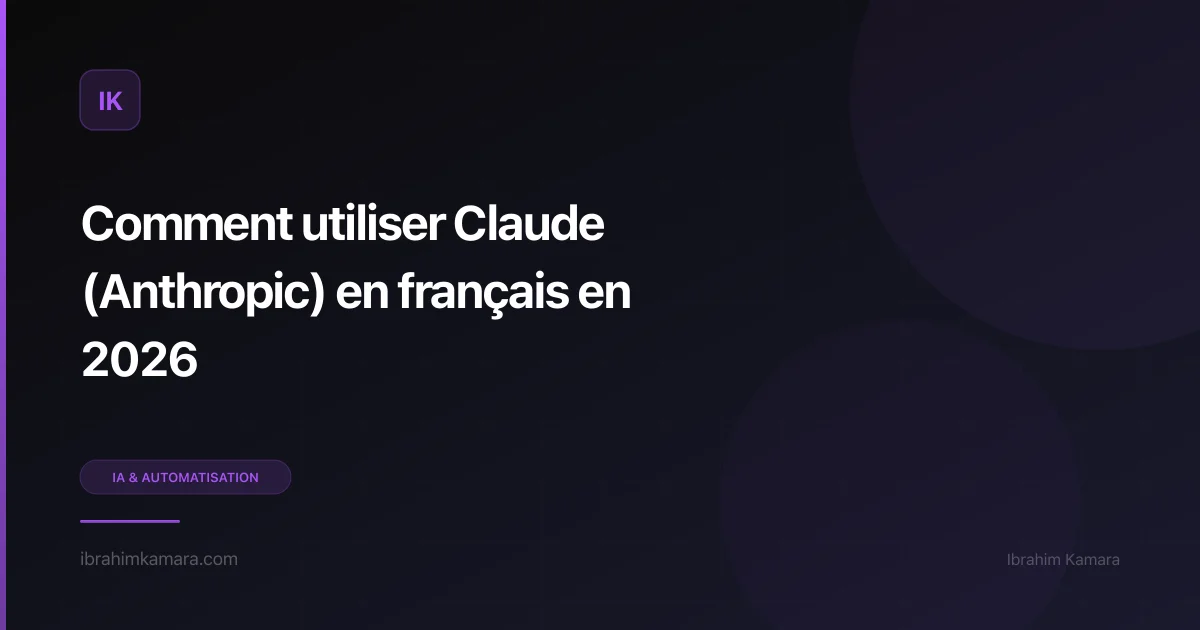 Comment utiliser Claude