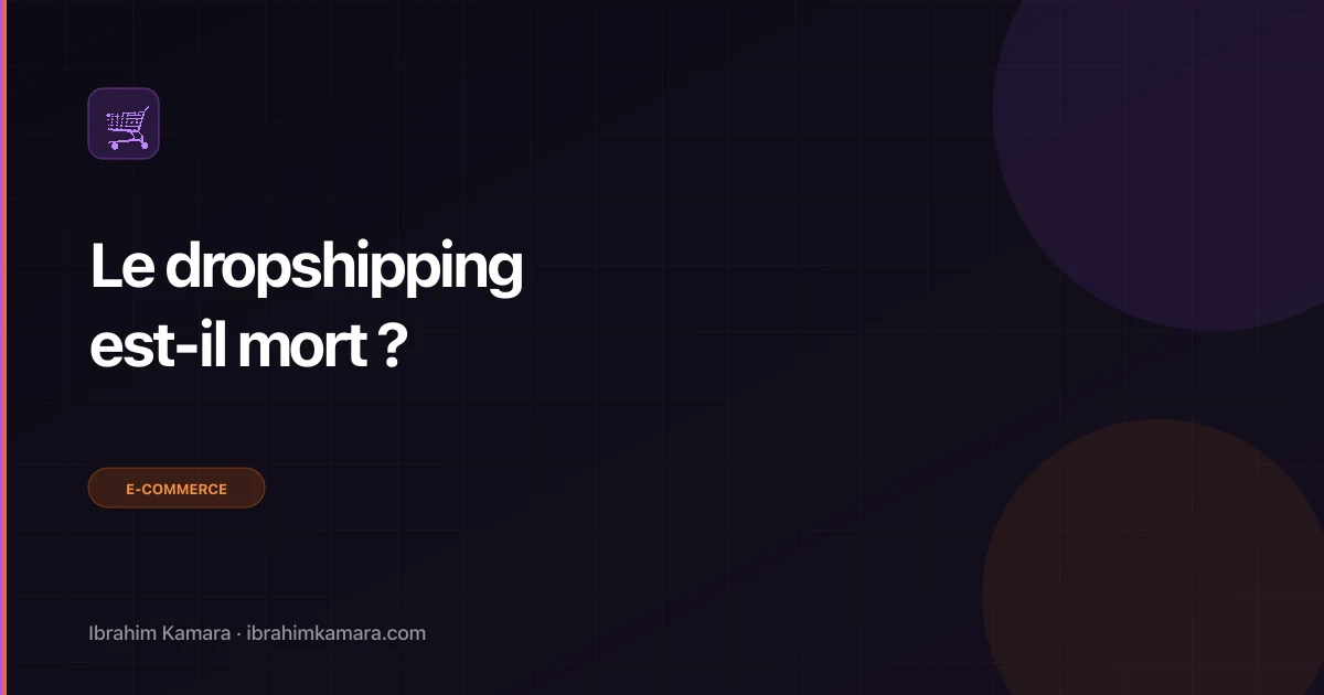 Dropshipping est-il mort