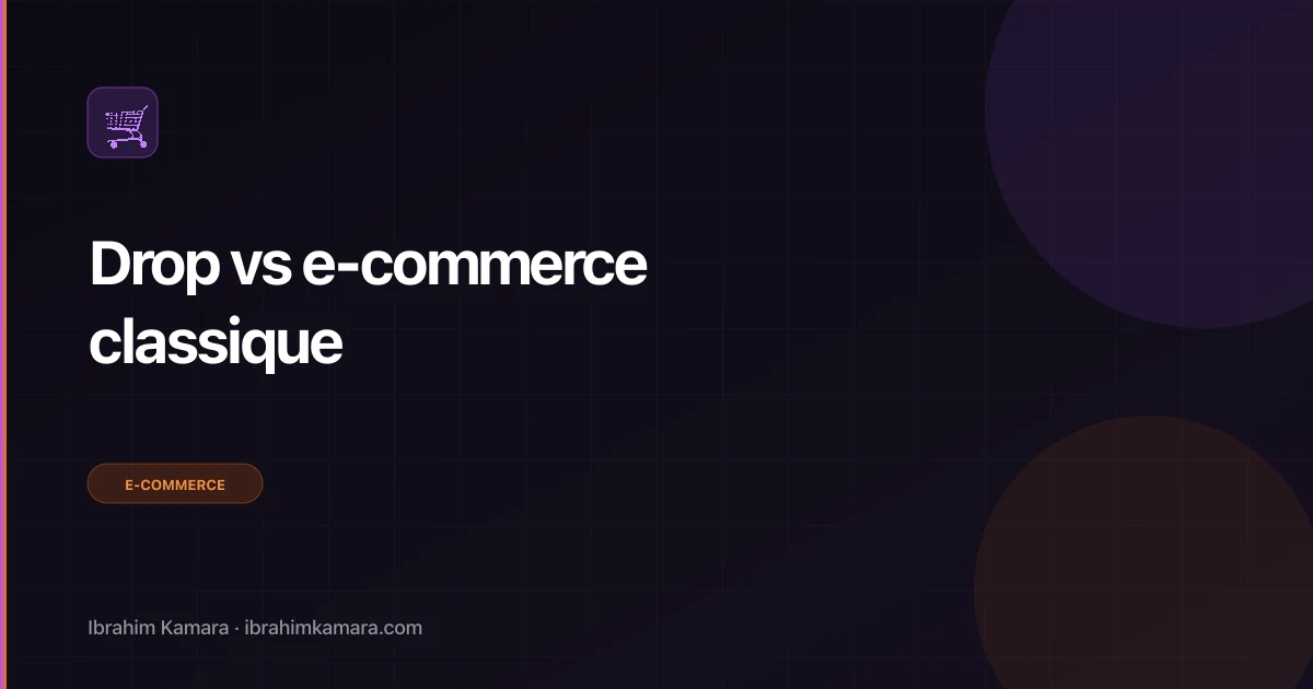 Dropshipping vs e-commerce classique