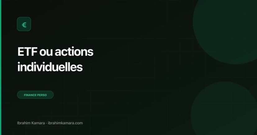 ETF ou actions individuelles débuter