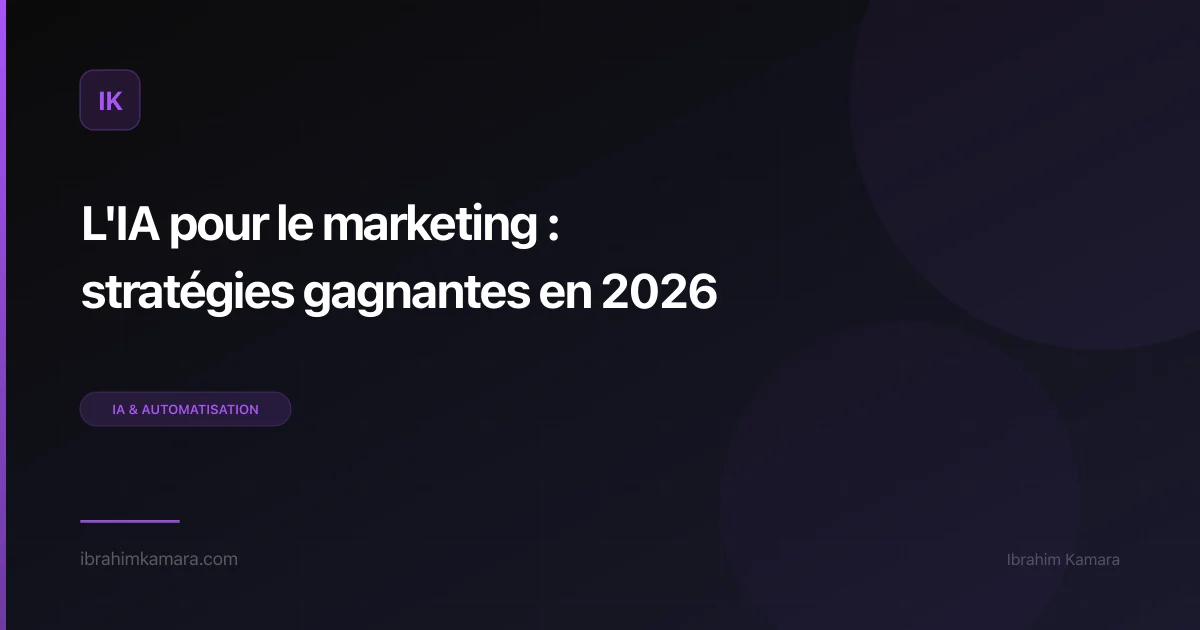 IA pour marketing