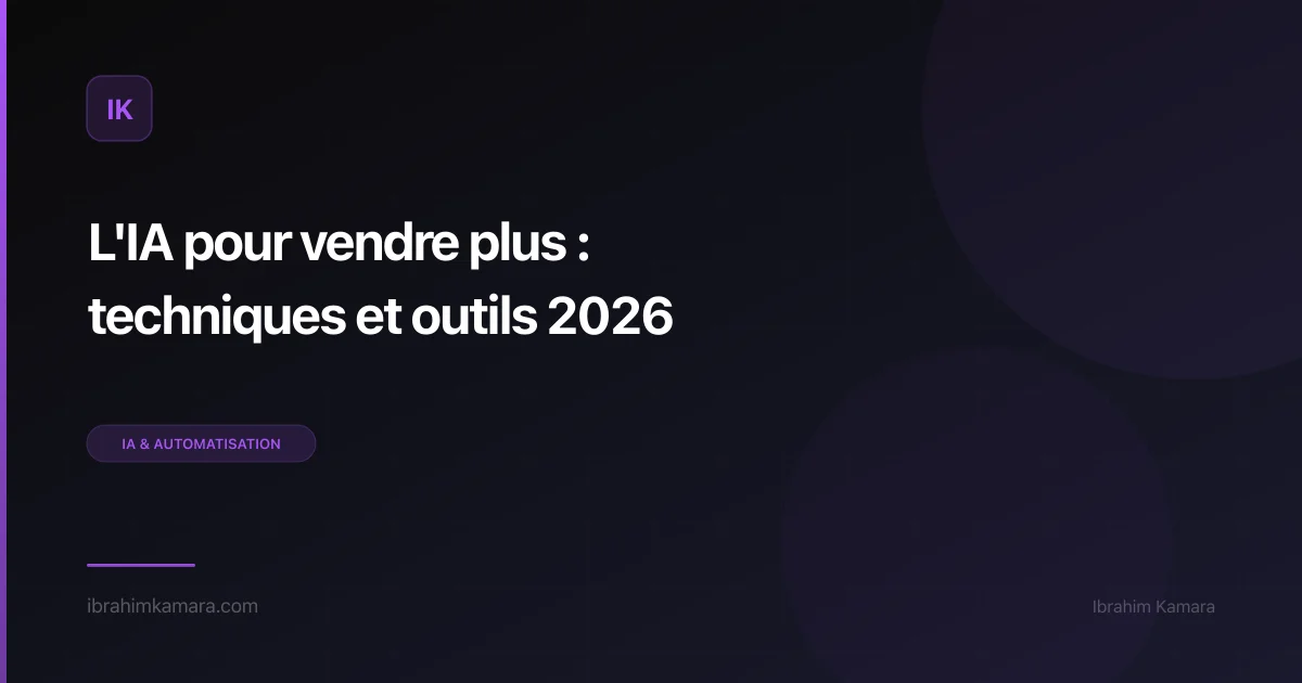 IA pour vendre plus