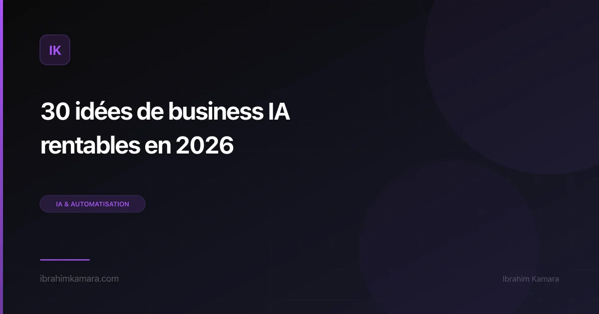 Idées business IA