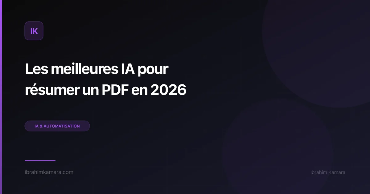 IA résumer PDF