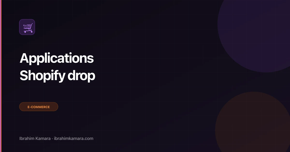 Meilleures applications Shopify dropshipping