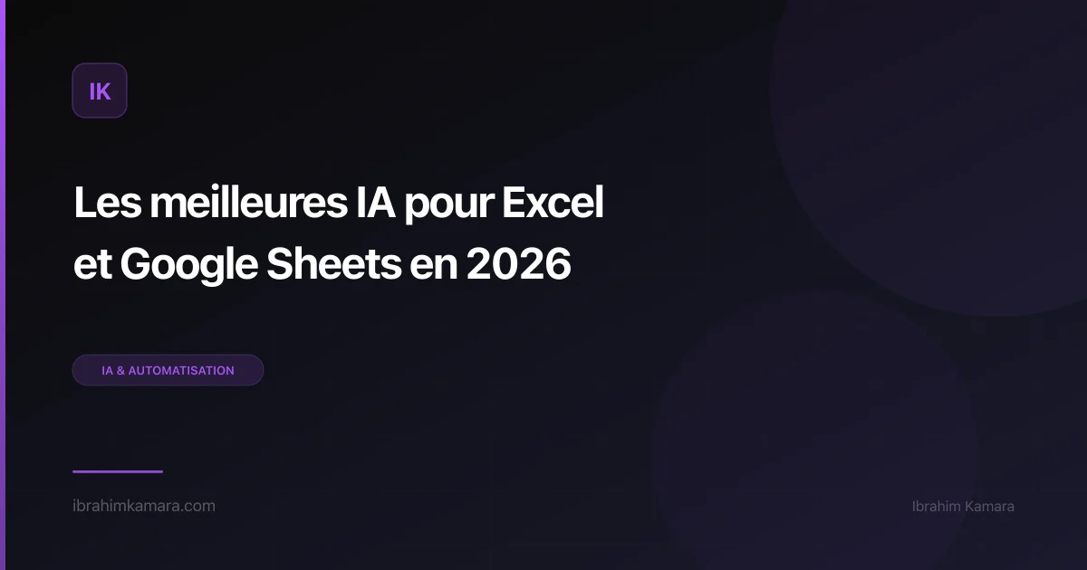 IA Excel Google Sheets