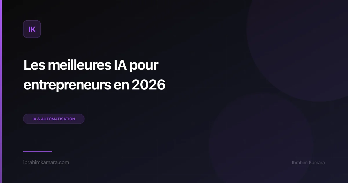 IA pour entrepreneurs