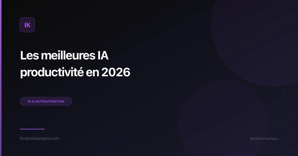 IA productivité 2026