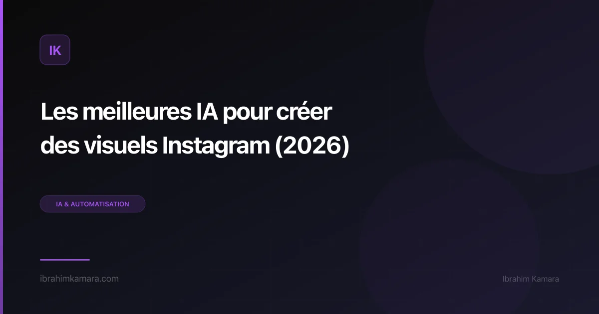 IA visuels Instagram