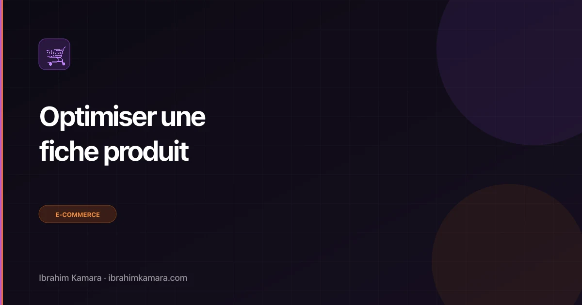 Optimiser fiche produit vendre