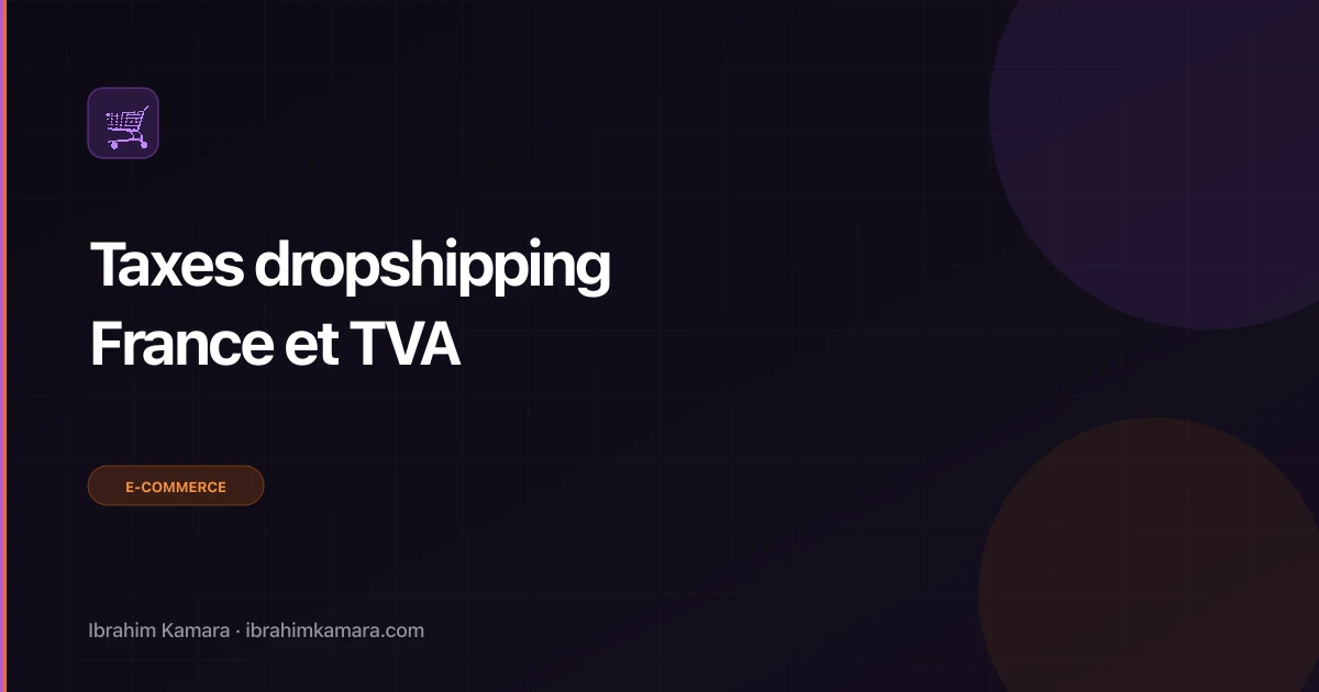 Taxes dropshipping France TVA
