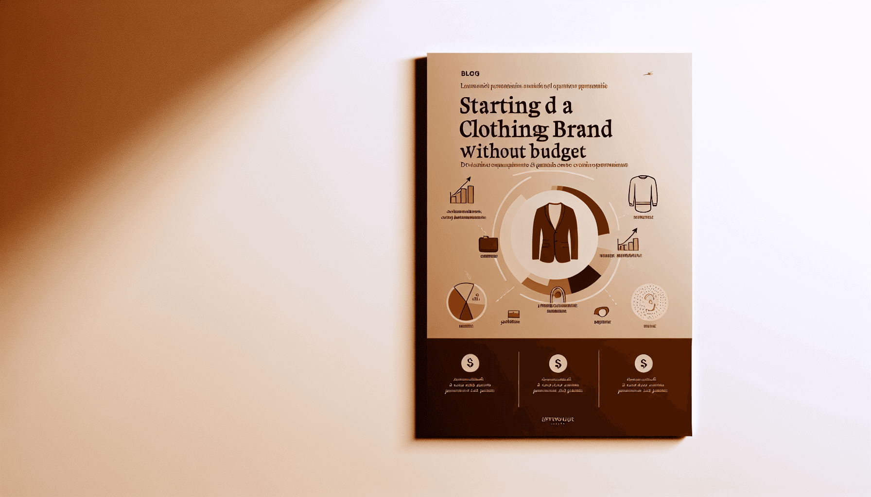 Lancer sa marque de vêtements sans budget : le guide étape par étape