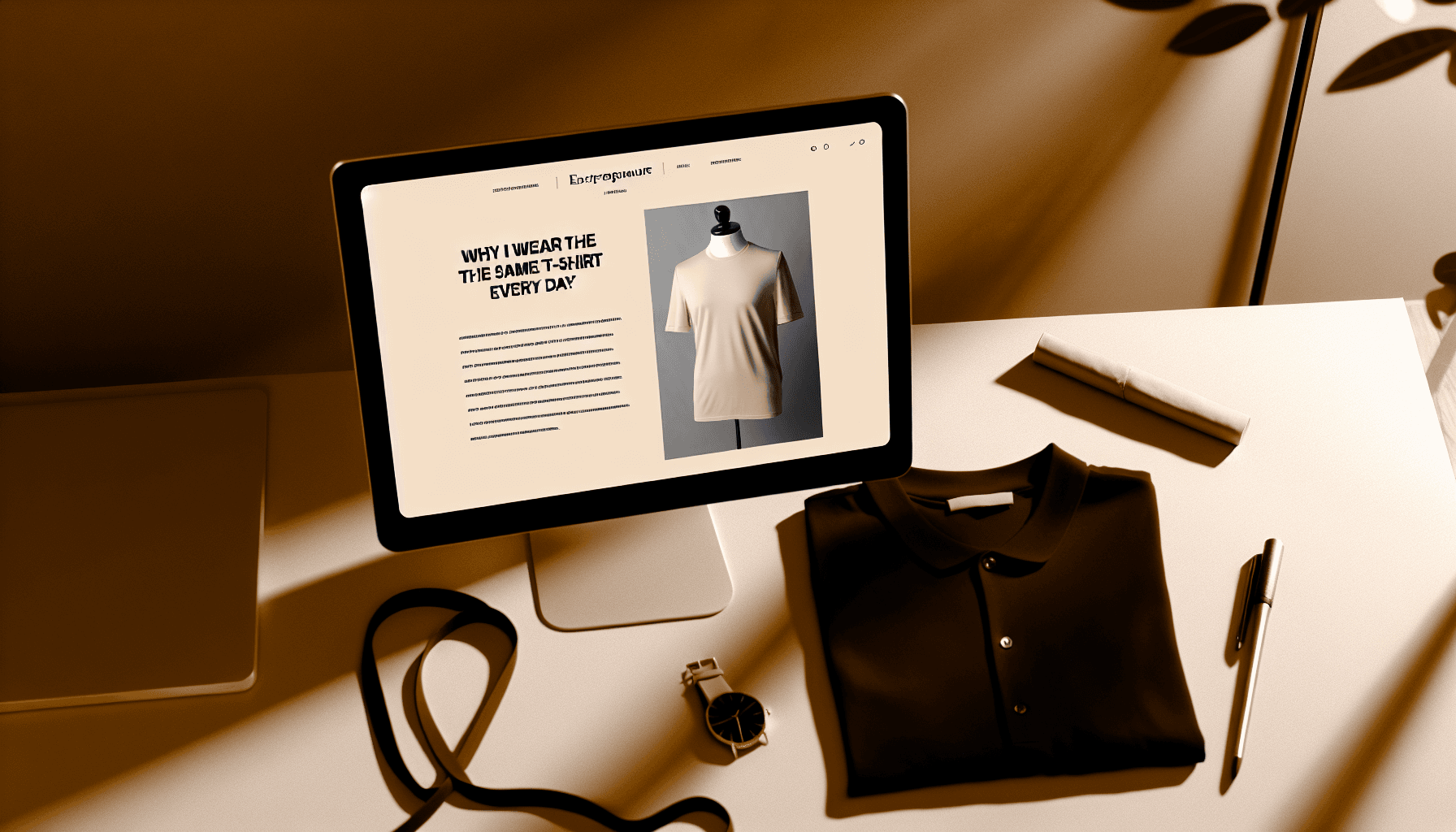 Minimalisme vestimentaire : Pourquoi adopter une tenue unique au quotidien ?