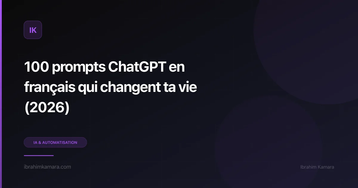 100 prompts ChatGPT