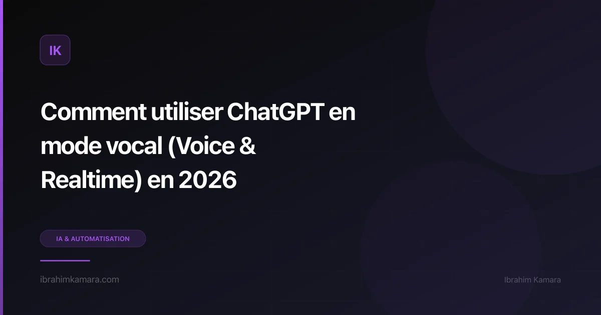 ChatGPT mode vocal