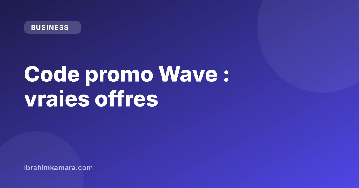 Illustration d'un portefeuille mobile money Wave avec un bonus en FCFA