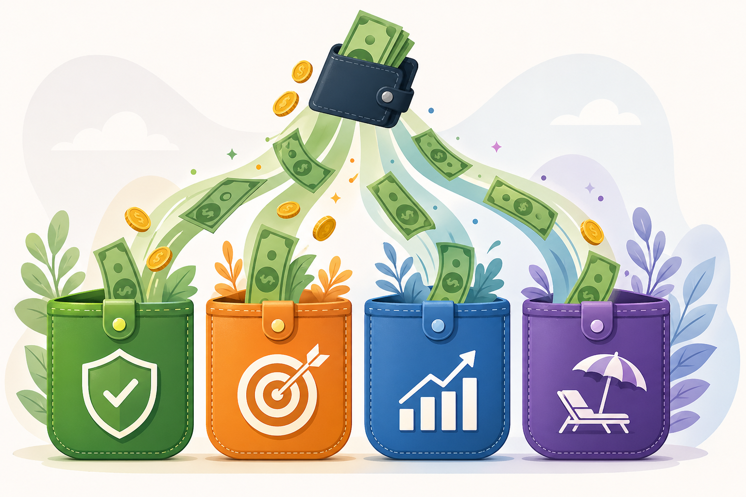 Comment organiser son épargne en 4 poches