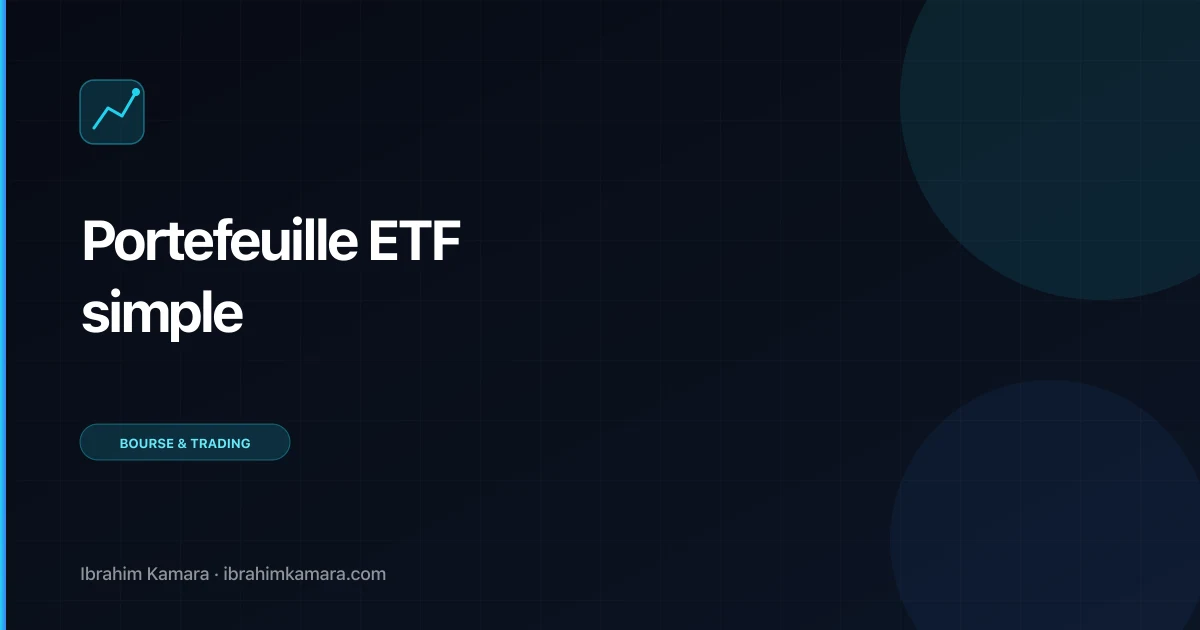 Portefeuille ETF simple