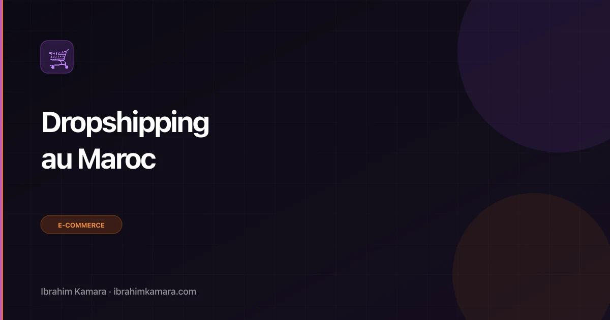 Dropshipping Maroc lancer boutique