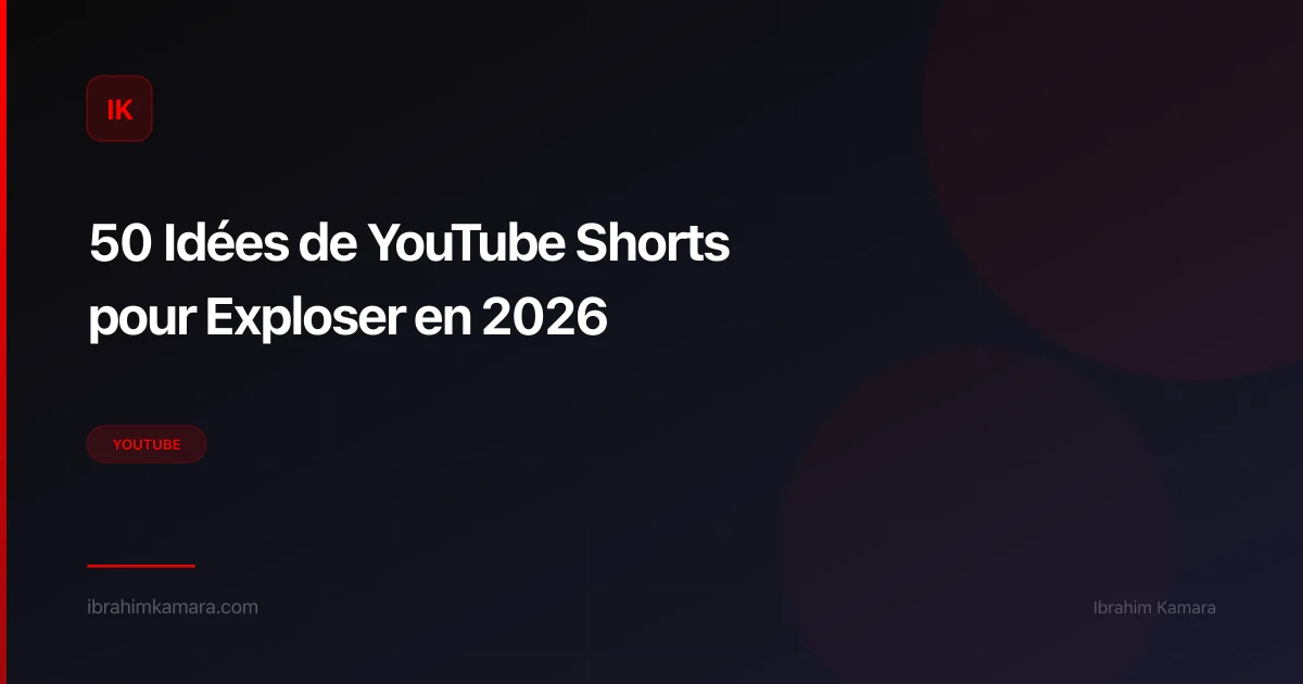 50 idées de YouTube Shorts