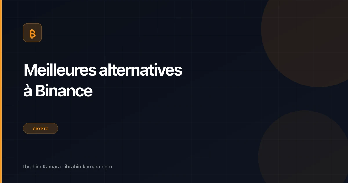 Meilleures alternatives Binance