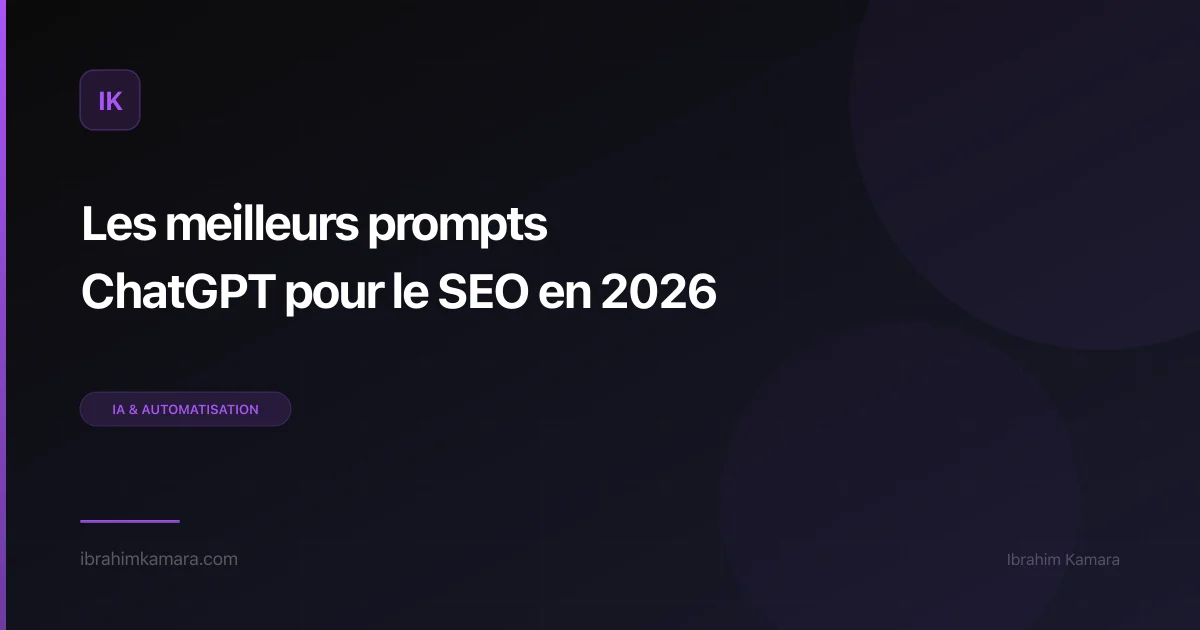Prompts ChatGPT SEO