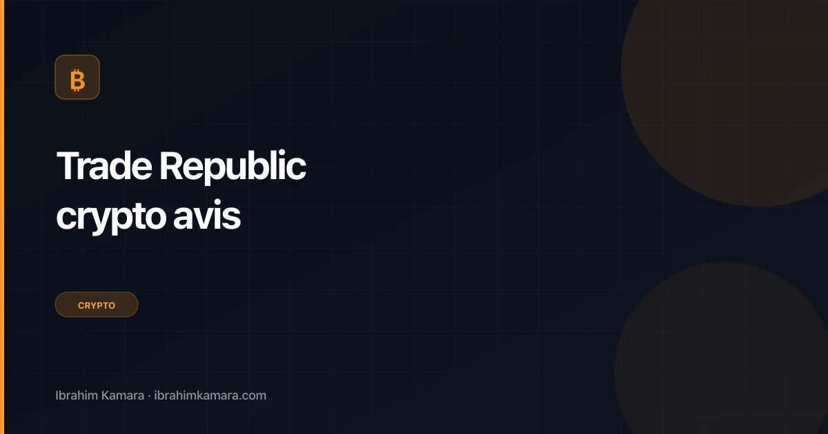 Trade Republic crypto avis